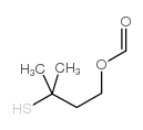甲酸-3-巯基-3-甲基丁酯结构式