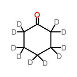 环己酮-d10结构式