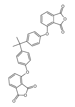 4,4'-(Dimethylmethylene)bis(1,4-phenyleneoxy)bis(isobenzofuran-1,3-dione) structure