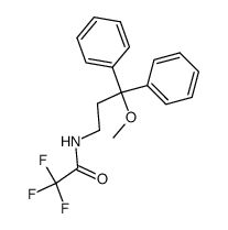 N-(3,3-diphenyl-3-methoxypropyl)-trifluoroacetamide Structure