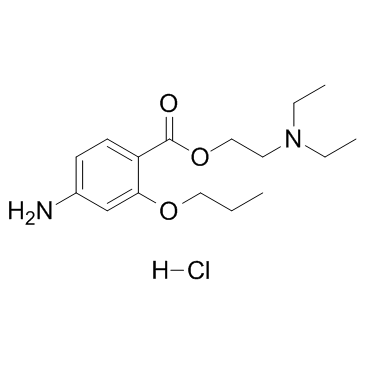 盐酸丙氧卡因结构式