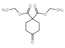 4-氧代-1,1-环己烷二羧酸1,1-二乙酯结构式