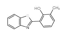 2-(2-苯并噻唑)-6-甲基苯酚结构式