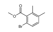 6-Brom-2,3-dimethyl-benzoesaeure-methylester结构式