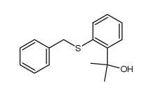 2-Benzylthio-α,α-dimethylbenzyl alcohol结构式