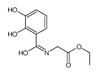 ethyl 2-[(2,3-dihydroxybenzoyl)amino]acetate结构式