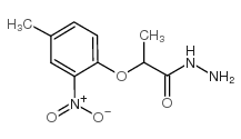 2-(4-甲基-2-硝基苯氧基)丙酰肼结构式