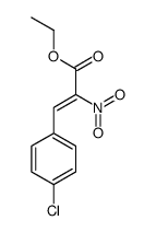ethyl 3-(4-chlorophenyl)-2-nitroprop-2-enoate结构式
