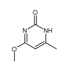 2(1H)-Pyrimidinone, 4-methoxy-6-methyl- (6CI,9CI) Structure