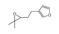 3-[2-(3,3-dimethyloxiran-2-yl)ethyl]furan Structure