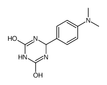 6-[4-(dimethylamino)phenyl]-1,3,5-triazinane-2,4-dione结构式