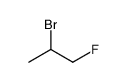 2-bromo-1-fluoropropane结构式