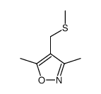 (9ci)-3,5-二甲基-4-[(甲基硫代)甲基]-异噁唑结构式