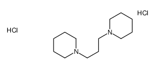1-(3-piperidin-1-ylpropyl)piperidine,dihydrochloride Structure