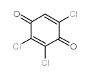 2,3,5-三氯-1,4-苯醌结构式