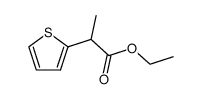2-Thiophen-2-yl-propionic acid ethyl ester结构式
