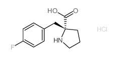 (r)-alpha-(4-fluorobenzyl)-proline-hcl picture