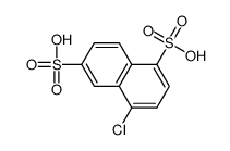 4-chloronaphthalene-1,6-disulfonic acid结构式
