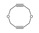 1,6-dioxacyclodeca-3,8-diyne结构式