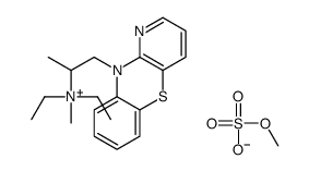 diethyl-methyl-(1-pyrido[3,2-b][1,4]benzothiazin-10-ylpropan-2-yl)azanium,methyl sulfate Structure