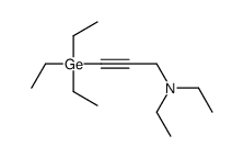 N,N-diethyl-3-triethylgermylprop-2-yn-1-amine结构式