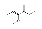 2-ethyl-3-methoxy-4-methyl-penta-1,3-diene Structure