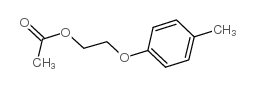 2-para-cresyl oxyethyl acetate Structure
