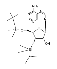 3',5'-bis-O-(tert-butyldimethylsilyl)adenosine结构式