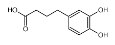 4-(3,4-Dihydroxyphenyl)butyric Acid Structure