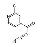2-chloropyridine-4-carbonyl azide结构式