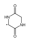 glycine anhydride α-centred radical Structure