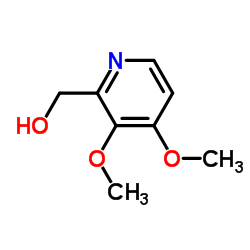 3,4-Dimethoxy-2-pyridinemethanol Structure