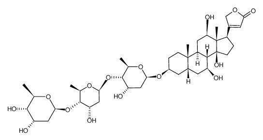 7-hydroxydigoxin structure