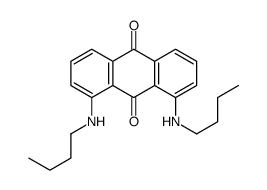 1,8-bis(butylamino)anthracene-9,10-dione结构式