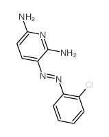 3-((o-Chlorophenyl)azo)-2,6-diaminopyridine结构式