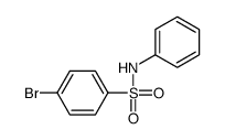 4-溴-n-苯基苯磺酰胺结构式