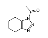 1-Acetyl-4,5,6,7-tetrahydro-1H-benzotriazol结构式
