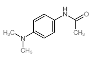 4-(二甲基氨基)乙酰苯胺结构式