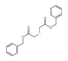 benzyl 2-(phenylmethoxycarbonylmethylsulfanyl)acetate Structure