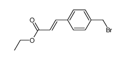 ethyl (E)-4-(bromomethyl)cinnamate结构式