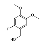 3,4-DIMETHOXY-6-FLUOROBENZYL ALCOHOL结构式