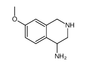 7-methoxy-1,2,3,4-tetrahydroisoquinolin-4-amine Structure