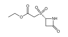 ethyl (S)-2-((4-oxoazetidin-2-yl)sulfonyl)acetate结构式