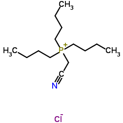 Tributyl(cyanomethyl)phosphonium chloride Structure