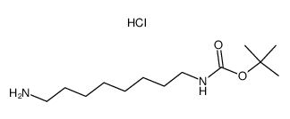 tert-butyl 8-aminooctylcarbamate hydrochloride Structure