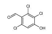 2,3,6-trichloro-4-hydroxybenzaldehyde结构式