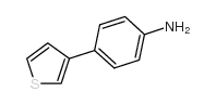 4-(噻吩-3-基)苯胺结构式