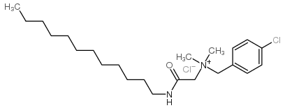 (p-chlorobenzyl)[2-(dodecylamino)-2-oxoethyl]dimethylammonium chloride Structure