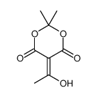 5-(1-Hydroxyethylidene)-2,2-dimethyl-1,3-dioxane-4,6-dione structure