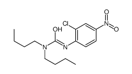 1,1-dibutyl-3-(2-chloro-4-nitrophenyl)urea结构式